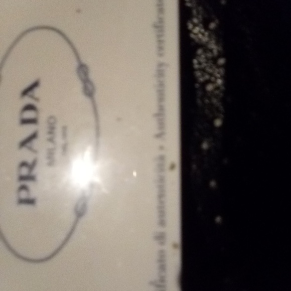 Authentic black prada purse with authentisity card - Picture 8 of 8